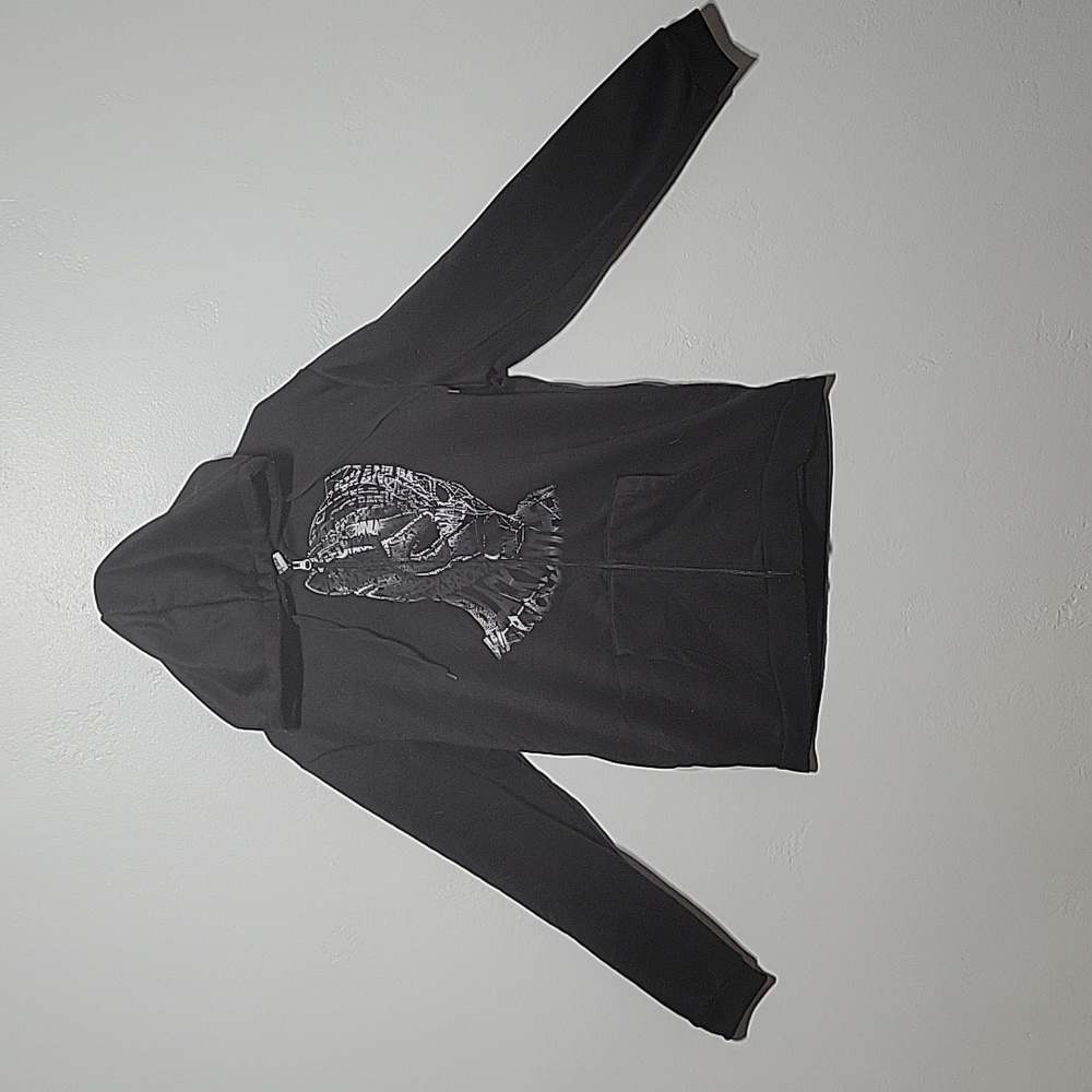 Large Black Panther Zip Up Hoodie